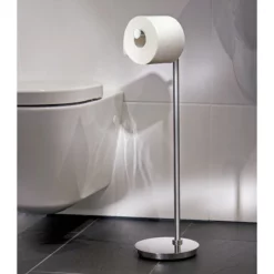 Smedbo Outline Lite Round Freestanding Toilet Roll Holder