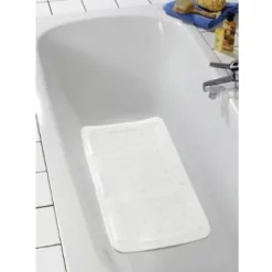 Wenko Florida Bath Mat - 70.5 X 36.5cm - White
