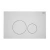 RAK Ceramic RAK Ecofix Matt White Dual Flush Plate With Round Buttons