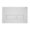 RAK Ceramic RAK Ecofix Matt White Dual Flush Plate With Rectangular Buttons