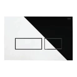 RAK Ceramic RAK Ecofix Chrome Dual Flush Plate With Rectangular Buttons