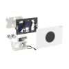 Geberit Sigma10 Black + Gloss Chrome Touchless Automatic Flush For UP320 Cistern