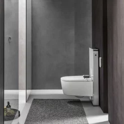 Geberit - Monolith WC Frame & Cistern For Wall Hung WC's - White/Aluminium -smedbo shop geberitmonolithwcframecisternforwallhungwcswhited2