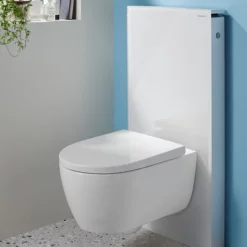 Geberit - Monolith WC Frame & Cistern For Wall Hung WC's - White/Aluminium