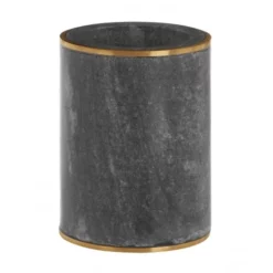 Toreno Grey Marble Brass Effect Tumbler