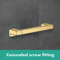 Hansgrohe AddStoris Polished Gold Optic Grab Bar -smedbo shop gold lifestlye lgr