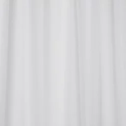 Croydex White Textile Shower Curtain W1800 X H1800mm