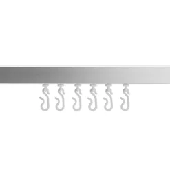 Croydex Slenderline Silver Shower Rail Kit 8 Croydex Slenderline Silver Shower Rail Kit -smedbo shop gp87000ai1
