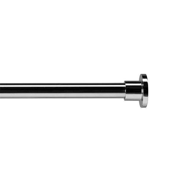 Croydex Premier Chrome Shower Curtain Rod 2000mm 1 Croydex Premier Chrome Shower Curtain Rod 2000mm