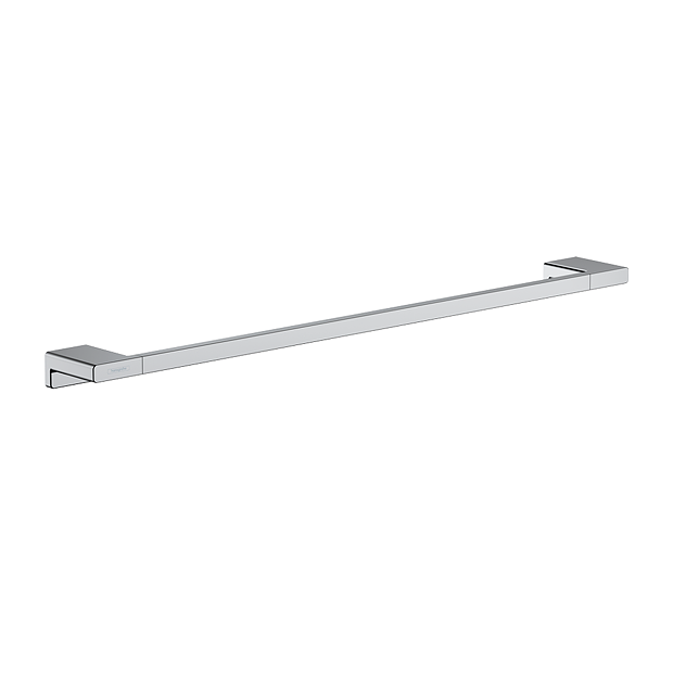 Hansgrohe AddStoris Chrome Single Towel Rail 2 Hansgrohe AddStoris Chrome Single Towel Rail - Image 2