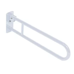 Bristan - 800mm Hinged Grab Rail - White Aluminium