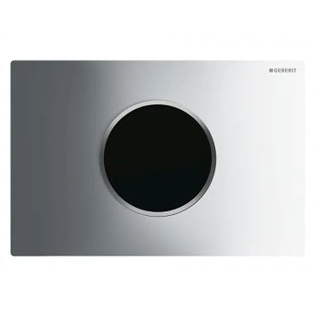 Geberit Sigma 10 Gloss Chrome + Matt Chrome Touchless Automatic Flush For UP320 Cistern 2 Geberit Sigma 10 Gloss Chrome + Matt Chrome Touchless Automatic Flush For UP320 Cistern - Image 2