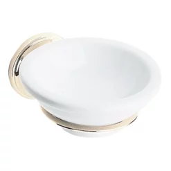 Heritage Bathroom Heritage - Clifton Soap Dish & Holder - Vintage Gold