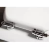 Toreno Wooden Toilet Seat Hinge Pack Chrome