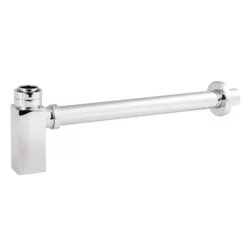 Hudson Reed Square Bottle Trap & Extension Tube - Chrome