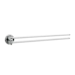 Smedbo Villa Swing Arm Towel Rail - Polished Chrome