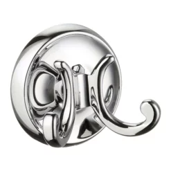 Smedbo Villa Double Towel Hook - Polished Chrome