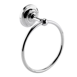 Hudson Reed Traditional Chrome Towel Ring