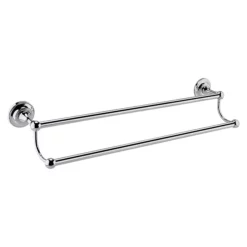 Hudson Reed Chrome Double Towel Rail