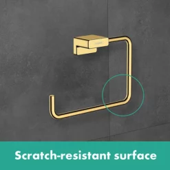Hansgrohe AddStoris Polished Gold Optic Towel Ring -smedbo shop lifestyle l2 gold