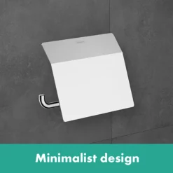 Hansgrohe AddStoris Toilet Roll Holder With Cover -smedbo shop lifestyle ltrc