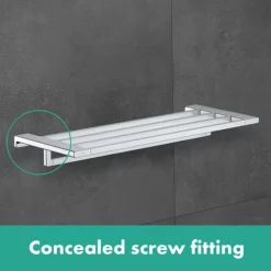 Hansgrohe AddStoris Chrome Towel Rack -smedbo shop lifestyletrh l