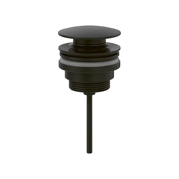 Villeroy & Boch Villeroy And Boch Universal Push Button Basin Waste - Matt Black 1 Villeroy & Boch Villeroy And Boch Universal Push Button Basin Waste - Matt Black