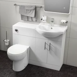 Victorian Plumbing Lilly Modern 600mm Single Towel Rail - Chrome