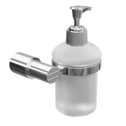 Victorian Plumbing Lilly Modern Soap Dispenser & Holder - Chrome