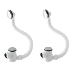 Trojan Twin Clicker Wastes With Integral Shallow Waste Traps