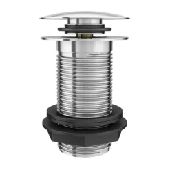 Cruze Bathroom Cruze Unslotted Click Clack Basin Waste - Chrome