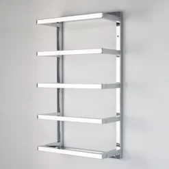 Milan Bathroom Milan 5 Tier Towel Rack - Chrome