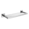 Milan Bathroom Milan Modern Wall Mounted Glass Shelf