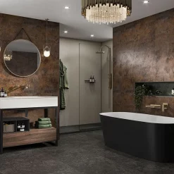 Multipanel Linda Barker Corten Elements Bathroom Wall Panel -smedbo shop mp8832nd1