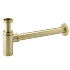 Arezzo Brushed Brass Trap And Isolating Set -smedbo shop mrtisbb d2