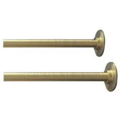 Arezzo Brushed Brass Trap And Isolating Set