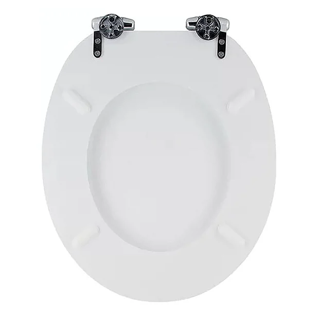 Chatsworth White Soft Close Toilet Seat 4 Chatsworth White Soft Close Toilet Seat - Image 4