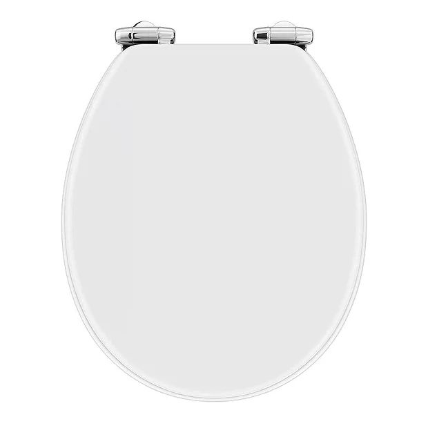 Chatsworth White Soft Close Toilet Seat 2 Chatsworth White Soft Close Toilet Seat - Image 2