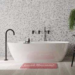 Showerwall Positano Grey Terrazzo Waterproof Decorative Wall Panel -smedbo shop mssppgtezzzz29000 d1