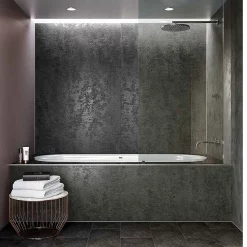 Multipanel Linda Barker Graphite Elements Bathroom Wall Panel -smedbo shop multipanel graphiteelements d1