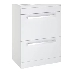 Nuie 600mm Floor Standing Vanity Cabinet (excluding Basin)