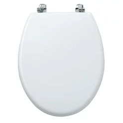 Tavistock Topaz Gloss White Moulded Wood Toilet Seat
