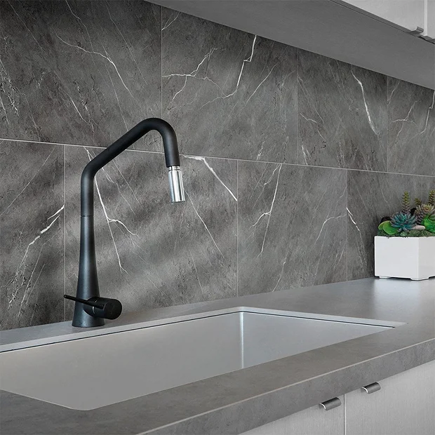 Victorian Plumbing Orion Sardinia 375 X 650mm Waterproof Wall Tile Shower Panels 2 Victorian Plumbing Orion Sardinia 375 X 650mm Waterproof Wall Tile Shower Panels - Image 2