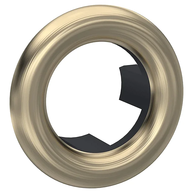 Hudson Reed Brushed Brass Overflow Cover 1 Hudson Reed Brushed Brass Overflow Cover