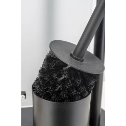 Croydex Matt Black & Bamboo Multi-Function Toilet Butler -smedbo shop pa810021 d3 1