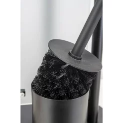 Croydex Matt Black & Chrome Multi-Function Toilet Butler -smedbo shop pa810021 d3