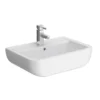 Victorian Plumbing Pro 600 550mm 1TH Ceramic Basin