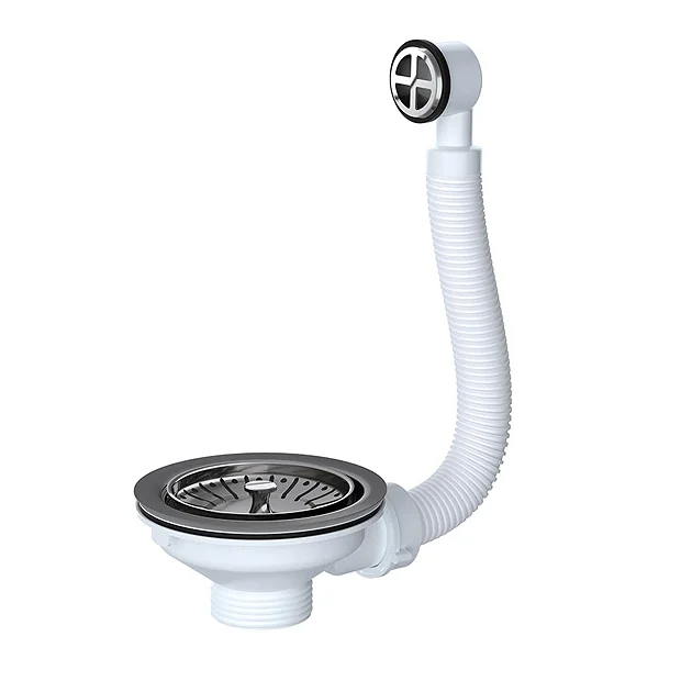 Viva Sanitary Fitting Viva Basket Strainer Waste With Round Overflow 1 Viva Sanitary Fitting Viva Basket Strainer Waste With Round Overflow