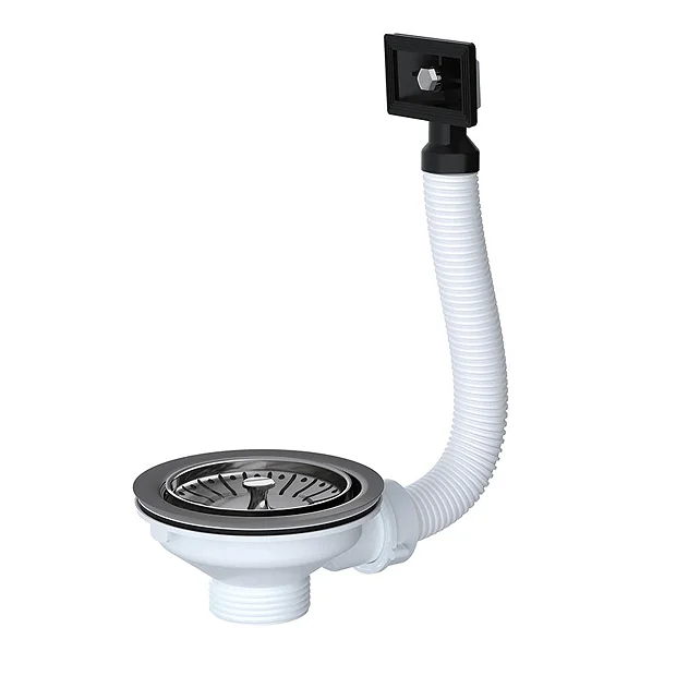 Viva Sanitary Fitting Viva Basket Strainer Waste With Square Overflow 2 Viva Sanitary Fitting Viva Basket Strainer Waste With Square Overflow - Image 2