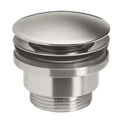 Crosswater MPRO Universal Basin Click Clack Waste - Brushed Stainless Steel Effect